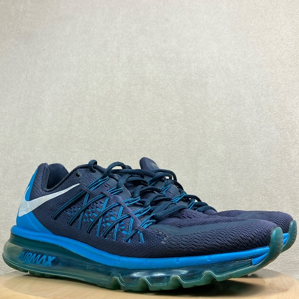 Nike Air Max Obsidian Lagoon 2015 Athletic Sneaker Shoes 698902-402 Men’s size 9